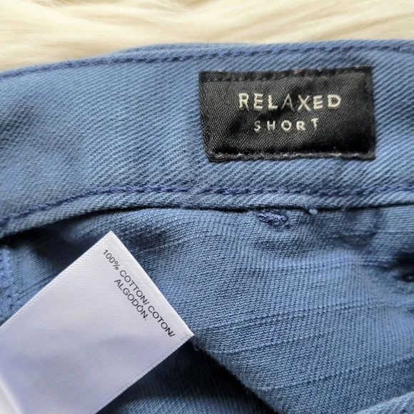 Lucky Brand Mid Rise Utility Shorts In Dark Blue Size 2 Style 7WW2013 - Picture 8 of 8